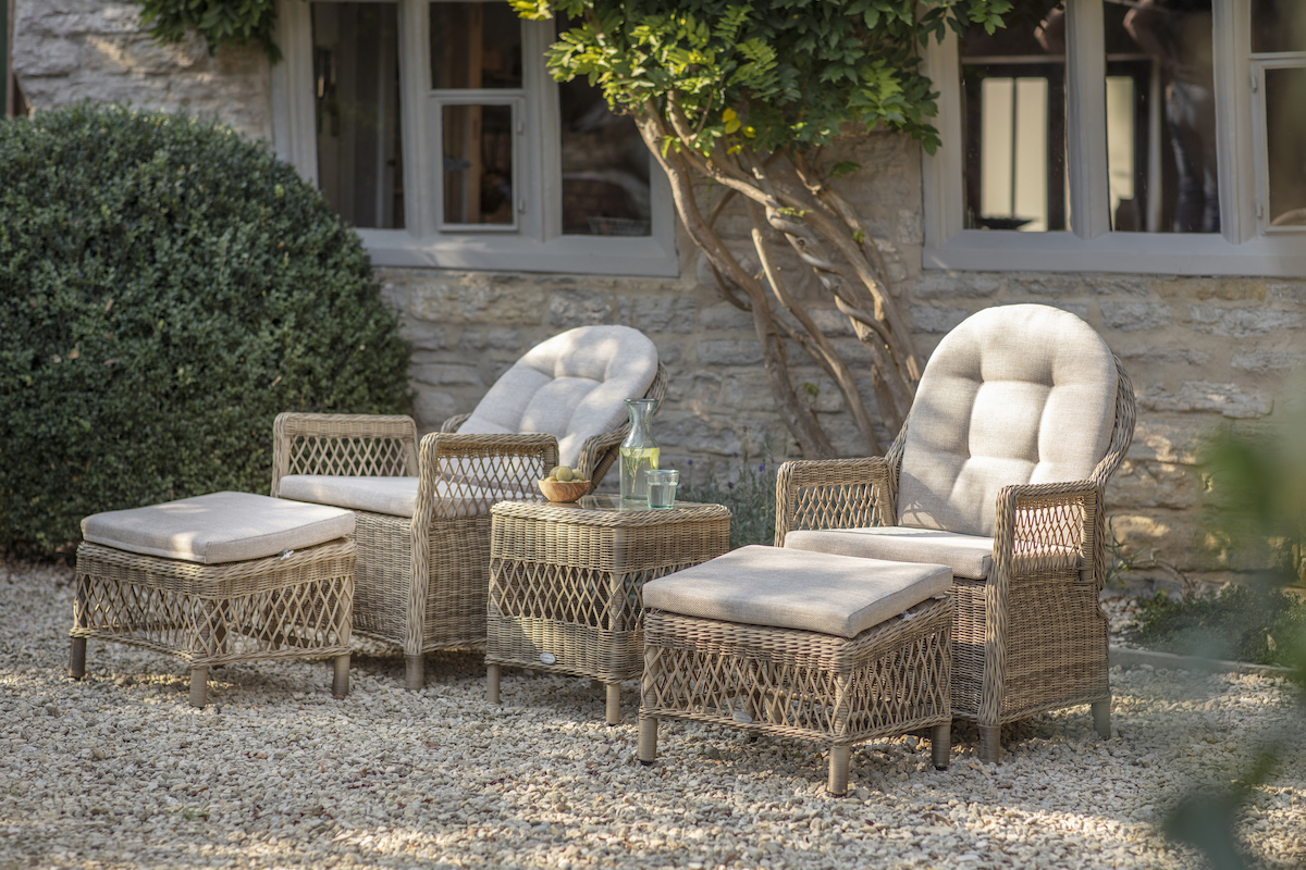 RHS Rosemoor garden recliners